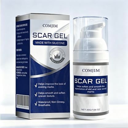 Silicone Scar Gel for Scars - Fragrance-Free, Non-Greasy Formula for Face & Body Scar Care & Appearance 🧴